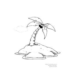 Dessin à colorier: Palmier (Nature et saisons) #161194 - Coloriages à Imprimer Gratuits
