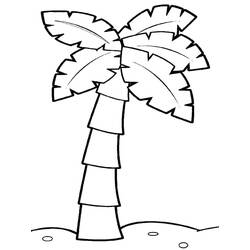 Dessin à colorier: Palmier (Nature et saisons) #200709 - Coloriages à Imprimer Gratuits