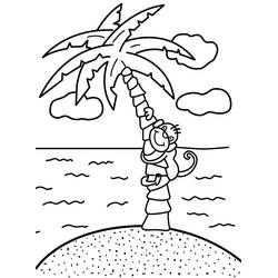 Dessin à colorier: Palmier (Nature et saisons) #200726 - Coloriages à Imprimer Gratuits