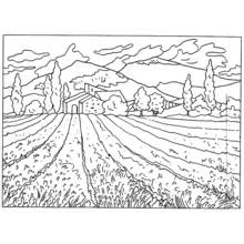 Dessin à colorier: Paysage (Nature et saisons) #165768 - Coloriages à Imprimer Gratuits