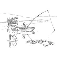 Dessin à colorier: Paysage (Nature et saisons) #165823 - Coloriages à Imprimer Gratuits