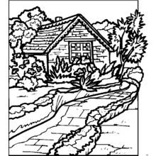 Dessin à colorier: Paysage (Nature et saisons) #165871 - Coloriages à Imprimer Gratuits