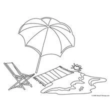 Dessin à colorier: Plage (Nature et saisons) #158969 - Coloriages à Imprimer Gratuits