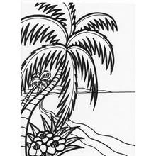 Dessin à colorier: Plage (Nature et saisons) #159007 - Coloriages à Imprimer Gratuits