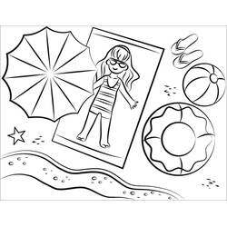 Coloriage Plage (Nature et saisons) #191875 à imprimer et colorier