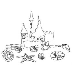 Coloriage Plage (Nature et saisons) #191885 à imprimer et colorier