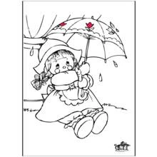Dessin à colorier: Pluie (Nature et saisons) #158233 - Coloriages à Imprimer Gratuits