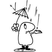 Dessin à colorier: Pluie (Nature et saisons) #158240 - Coloriages à Imprimer Gratuits