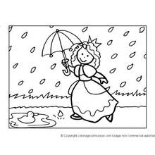 Dessin à colorier: Pluie (Nature et saisons) #158303 - Coloriages à Imprimer Gratuits