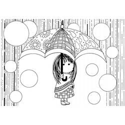 Dessin à colorier: Pluie (Nature et saisons) #193797 - Coloriages à Imprimer Gratuits