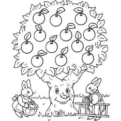 Dessin à colorier: Pommier (Nature et saisons) #163763 - Coloriages à Imprimer Gratuits