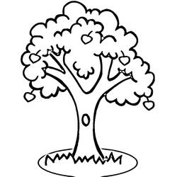 Dessin à colorier: Pommier (Nature et saisons) #163778 - Coloriages à Imprimer Gratuits