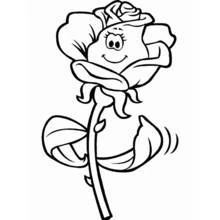 Dessin à colorier: Roses (Nature et saisons) #161868 - Coloriages à Imprimer Gratuits