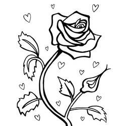 Dessin à colorier: Roses (Nature et saisons) #161875 - Coloriages à Imprimer Gratuits
