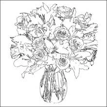 Coloriage Roses (Nature et saisons) #161952 à imprimer et colorier