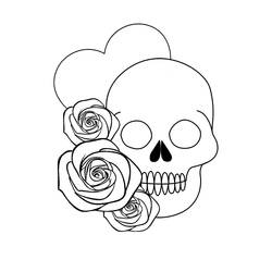 Coloriage Roses (Nature et saisons) #176488 à imprimer et colorier