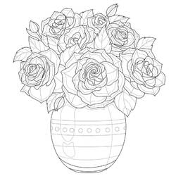 Coloriage Roses (Nature et saisons) #176500 à imprimer et colorier