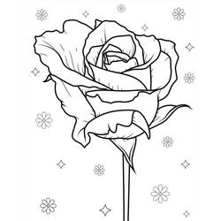 Coloriage Roses (Nature et saisons) #218728 à imprimer et colorier