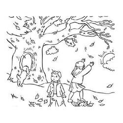 Dessin à colorier: Saison Automne (Nature et saisons) #164039 - Coloriages à Imprimer Gratuits