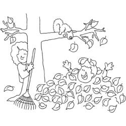 Dessin à colorier: Saison Automne (Nature et saisons) #164043 - Coloriages à Imprimer Gratuits