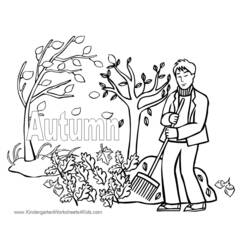 Dessin à colorier: Saison Automne (Nature et saisons) #164047 - Coloriages à Imprimer Gratuits