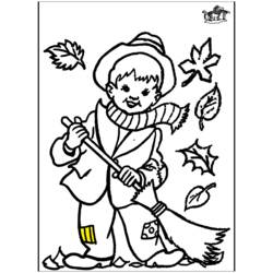 Dessin à colorier: Saison Automne (Nature et saisons) #164049 - Coloriages à Imprimer Gratuits