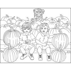 Dessin à colorier: Saison Automne (Nature et saisons) #164056 - Coloriages à Imprimer Gratuits