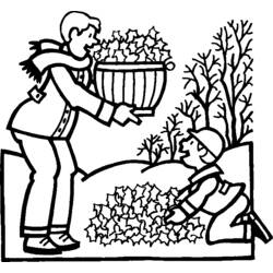Dessin à colorier: Saison Automne (Nature et saisons) #164104 - Coloriages à Imprimer Gratuits