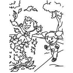 Dessin à colorier: Saison Automne (Nature et saisons) #164129 - Coloriages à Imprimer Gratuits