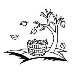 Dessin à colorier: Saison Automne (Nature et saisons) #164190 - Coloriages à Imprimer Gratuits