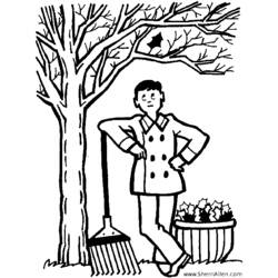 Coloriage Saison Automne (Nature et saisons) #164205 à imprimer et colorier