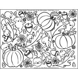 Dessin à colorier: Saison Automne (Nature et saisons) #164207 - Coloriages à Imprimer Gratuits