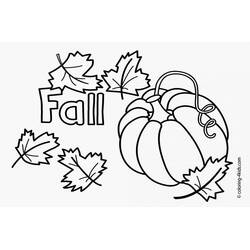 Dessin à colorier: Saison Automne (Nature et saisons) #164311 - Coloriages à Imprimer Gratuits