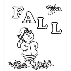 Dessin à colorier: Saison Automne (Nature et saisons) #164327 - Coloriages à Imprimer Gratuits