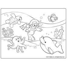 Dessin à colorier: Saison Été (Nature et saisons) #165104 - Coloriages à Imprimer Gratuits