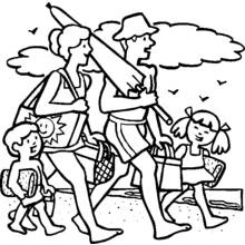 Dessin à colorier: Saison Été (Nature et saisons) #165123 - Coloriages à Imprimer Gratuits