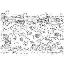 Dessin à colorier: Saison Été (Nature et saisons) #165129 - Coloriages à Imprimer Gratuits