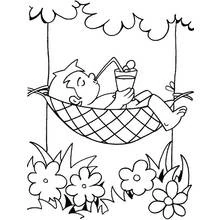 Dessin à colorier: Saison Été (Nature et saisons) #165180 - Coloriages à Imprimer Gratuits