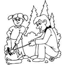 Coloriage Saison Été (Nature et saisons) #165219 à imprimer et colorier