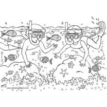 Dessin à colorier: Saison Été (Nature et saisons) #165242 - Coloriages à Imprimer Gratuits