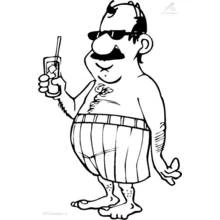 Coloriage Saison Été (Nature et saisons) #165351 à imprimer et colorier