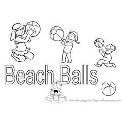 Coloriage Saison Été (Nature et saisons) #165355 à imprimer et colorier