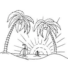 Dessin à colorier: Saison Été (Nature et saisons) #165367 - Coloriages à Imprimer Gratuits