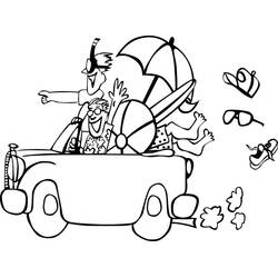 Coloriage Saison Été (Nature et saisons) #165396 à imprimer et colorier