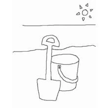 Coloriage Saison Été (Nature et saisons) #165437 à imprimer et colorier