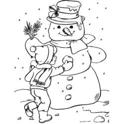 Dessin à colorier: Saison Hiver (Nature et saisons) #164394 - Coloriages à Imprimer Gratuits