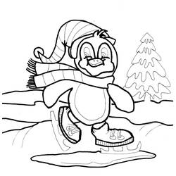 Dessin à colorier: Saison Hiver (Nature et saisons) #164395 - Coloriages à Imprimer Gratuits