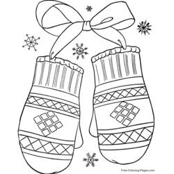 Dessin à colorier: Saison Hiver (Nature et saisons) #164404 - Coloriages à Imprimer Gratuits