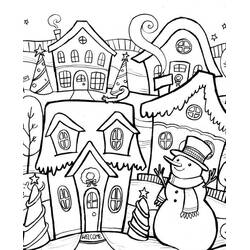 Dessin à colorier: Saison Hiver (Nature et saisons) #164434 - Coloriages à Imprimer Gratuits