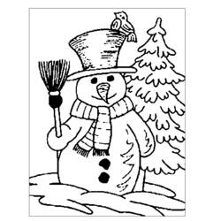 Dessin à colorier: Saison Hiver (Nature et saisons) #164456 - Coloriages à Imprimer Gratuits